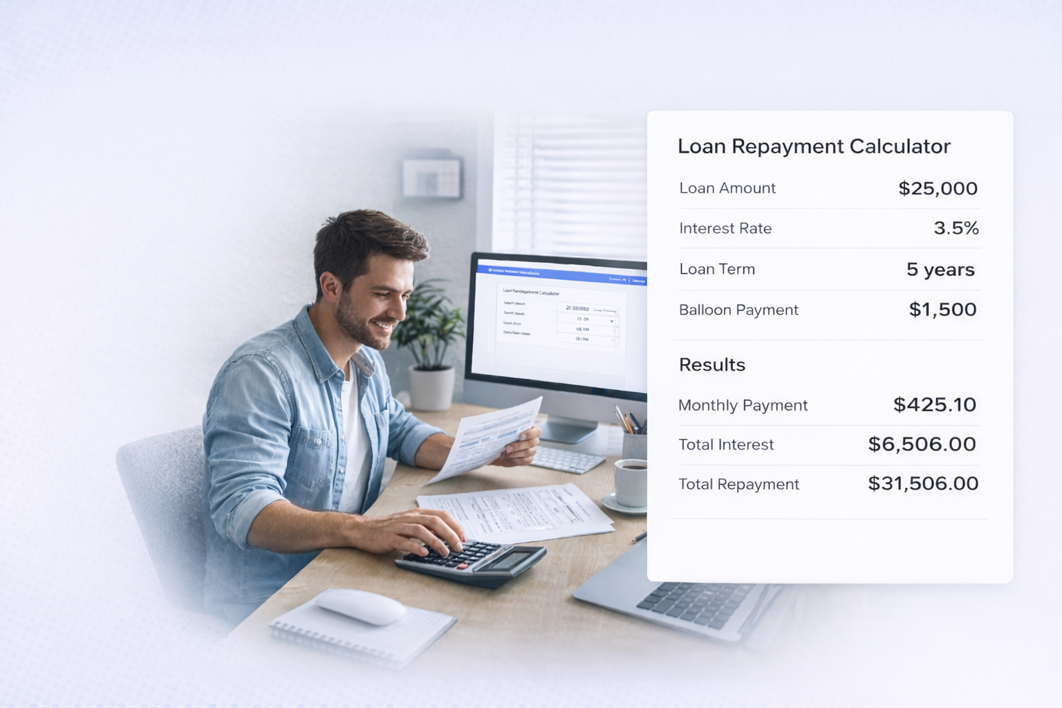 Try Our Repayment Calculator